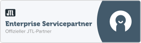 Zertifikat „JTL Enterprise Servicepartner“ – Auszeichnung für eloquium als offizieller JTL-Gesamtpartner mit umfassender Lösungskompetenz.